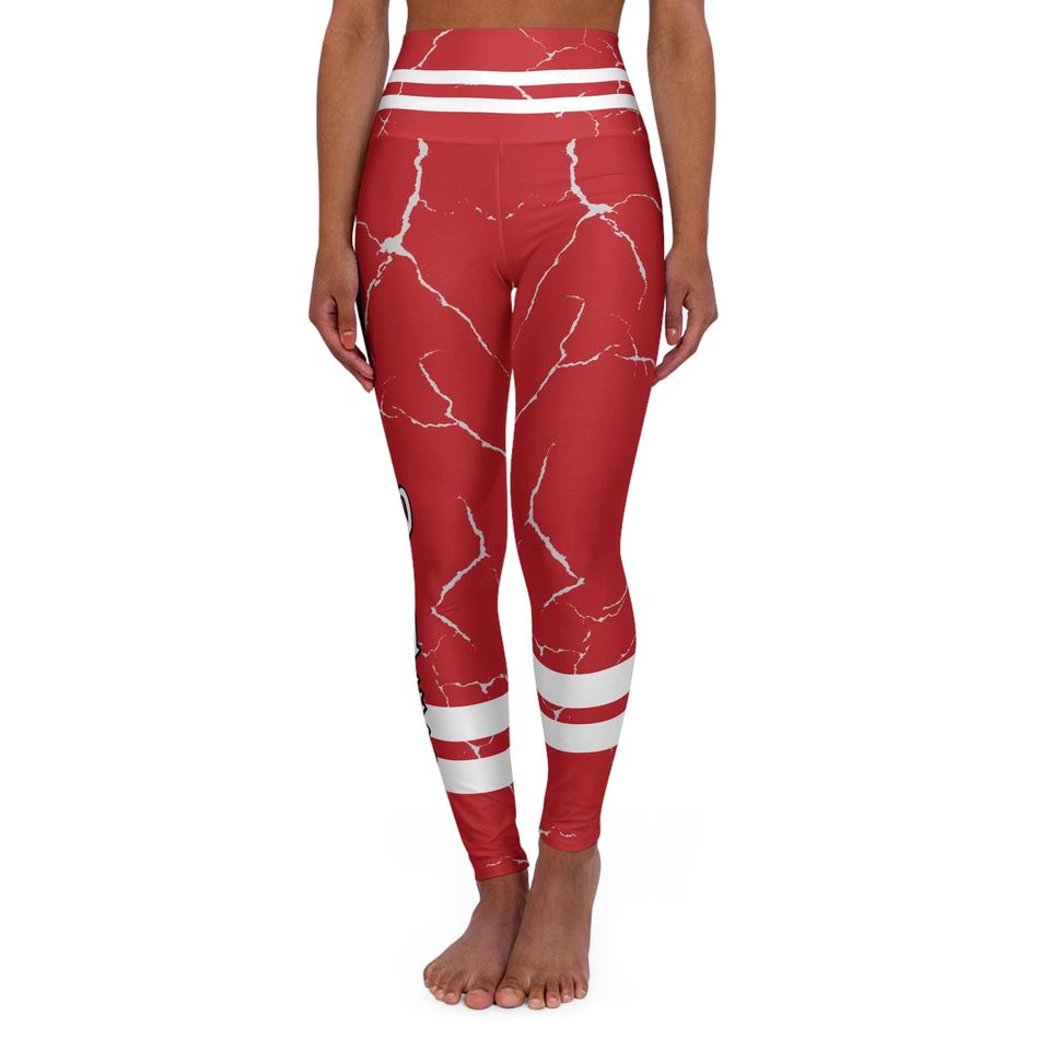 Red Wings Yoga Leggings