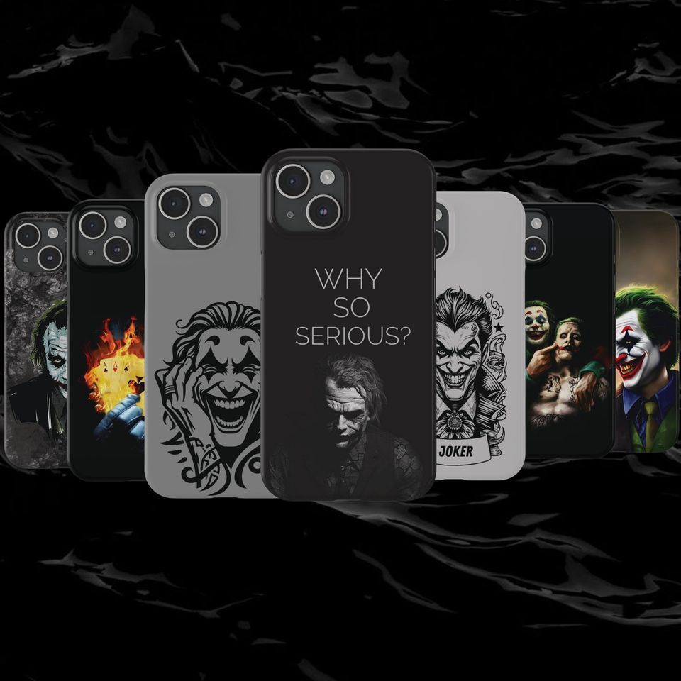Joker iPhone Case, Super Hero iPhone Case, Arkham Phone Case