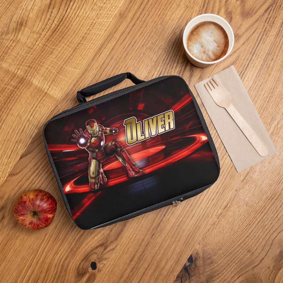 Personalized Ironman Lunch Bag