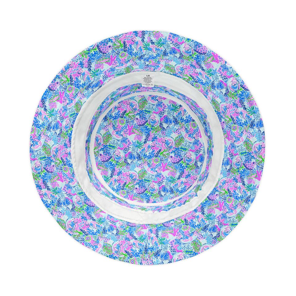 Manatee Paradise Bucket Hat, Gift for Her, Gift for Him