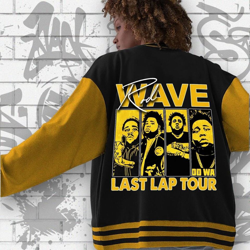 Rod Wave Last Lap Tour Baseball Jacket
