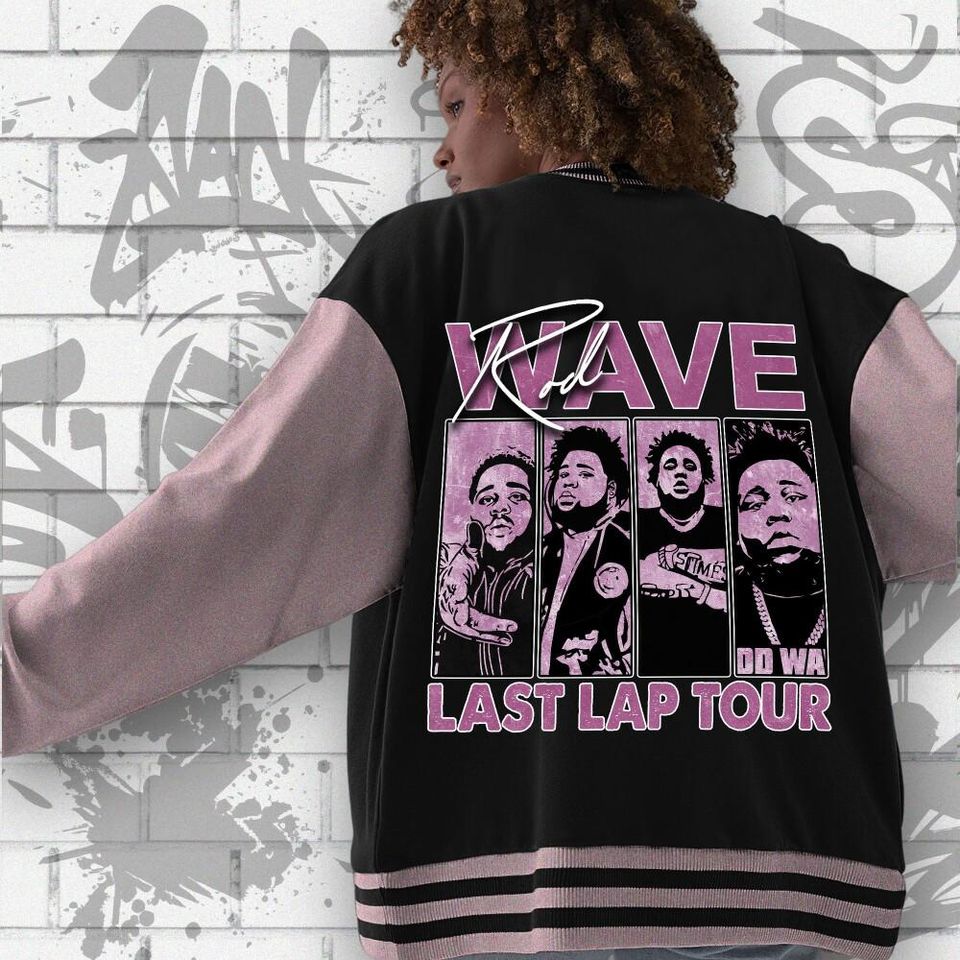 Rod Wave Last Lap Tour Varsity Jacket