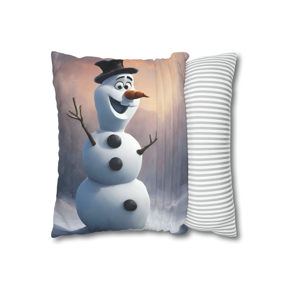 Oli the Snowman Pillow Case