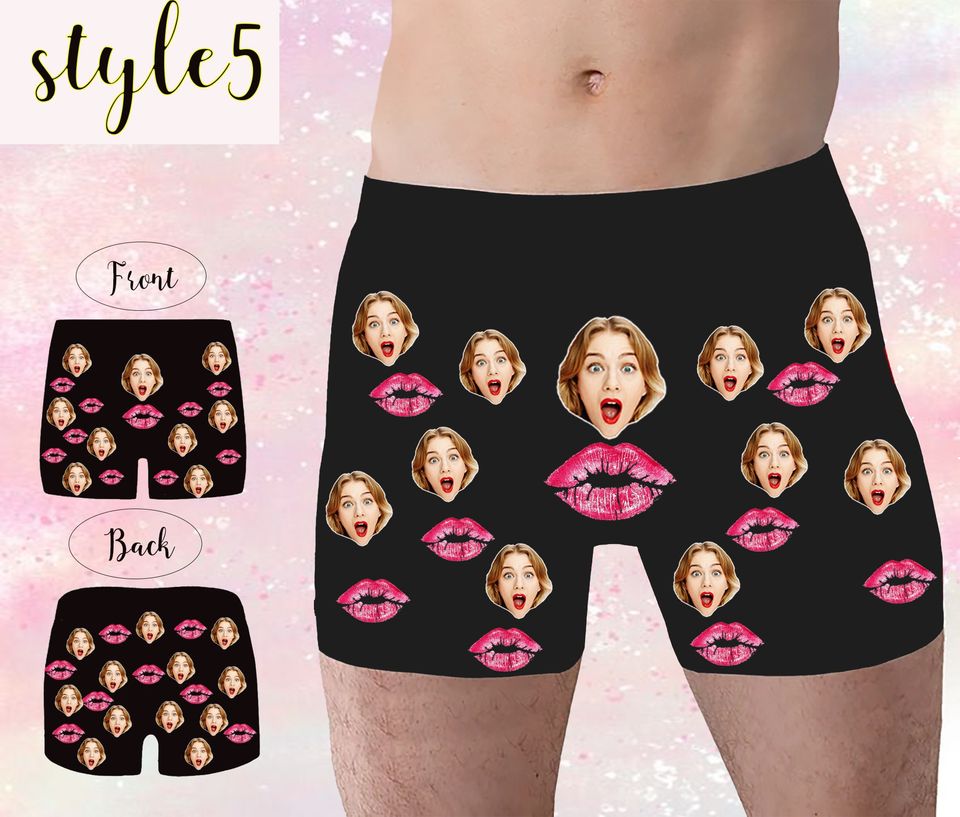 Personalized Boxers for Husband/Boyfriend, Popular Anniversary/Birthday/Wedding Gift