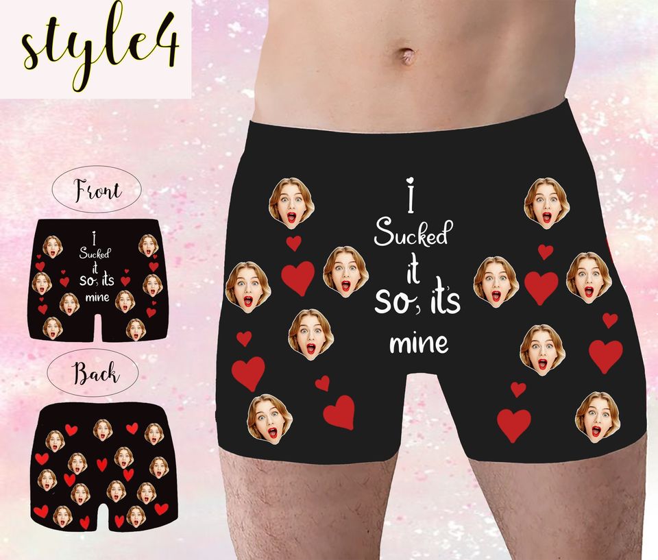 Personalized Boxers for Husband/Boyfriend, Popular Anniversary/Birthday/Wedding Gift