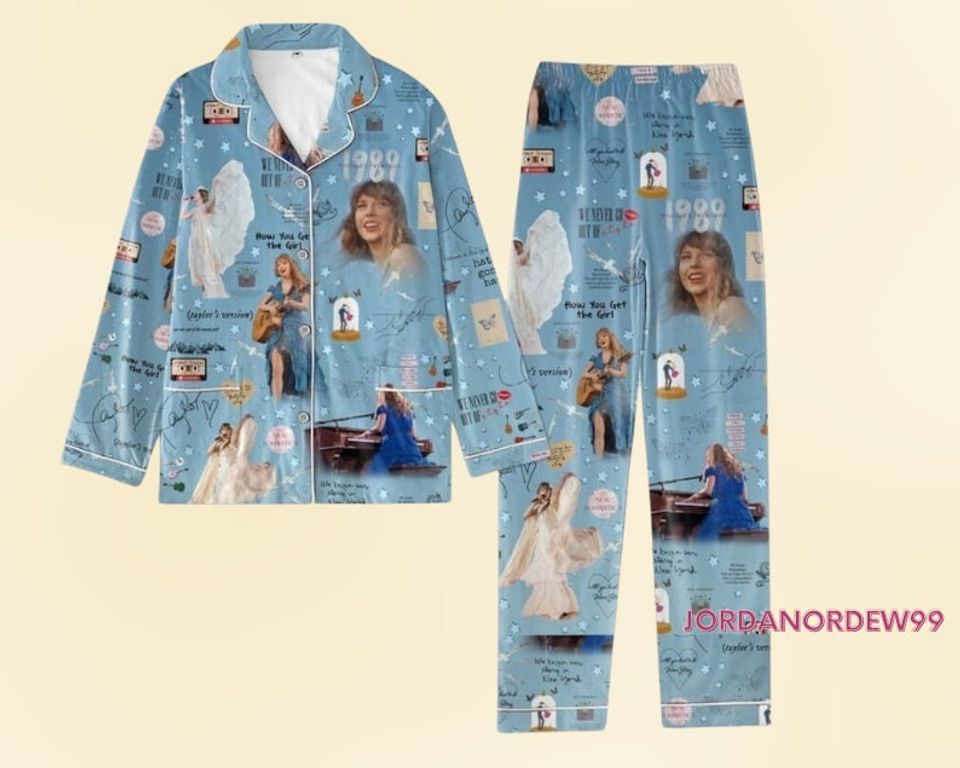 Taylorr 1989 Pajamas Set, TS Pjs, Eras Tour Pajamas Set