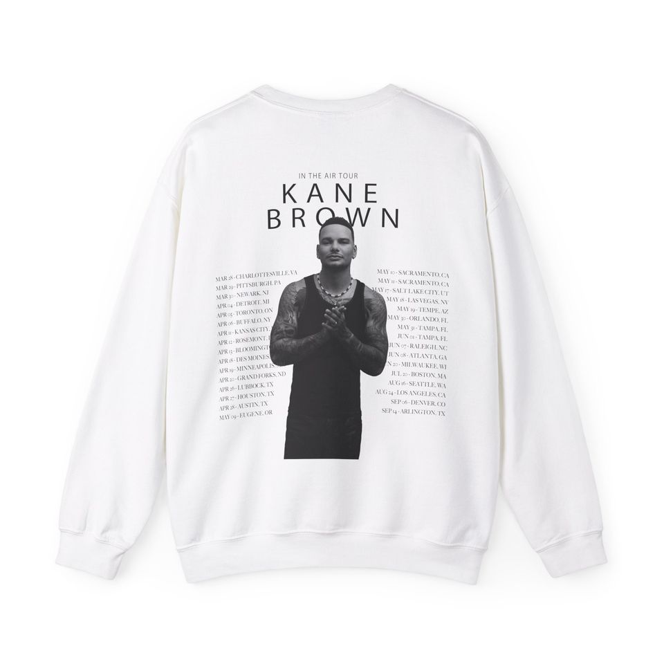 In The Air TOUR (Kane Brown 2024) Double Sided Sweatshirt