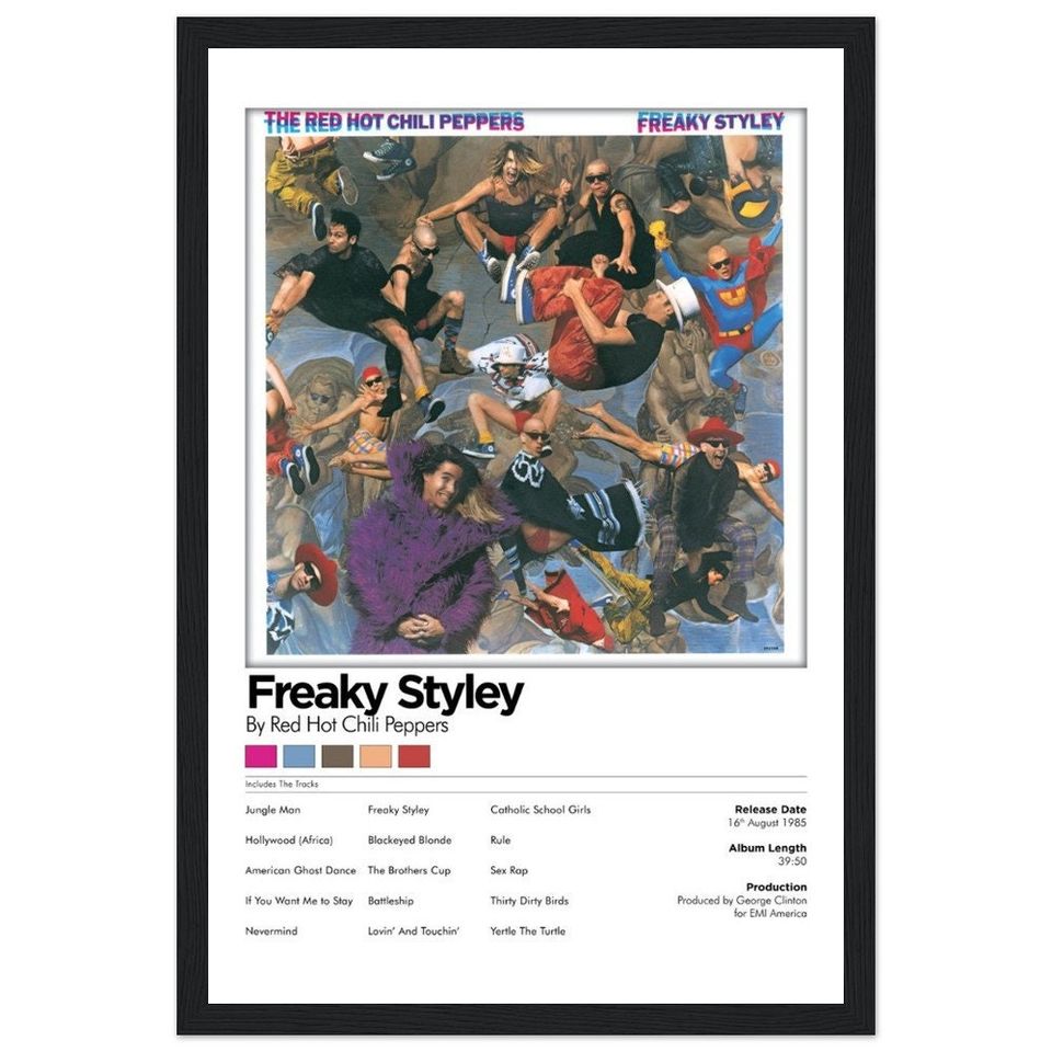 Red Hot Chili Peppers Freaky Styley Poster