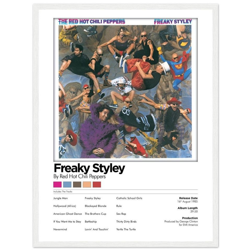 Red Hot Chili Peppers Freaky Styley Poster