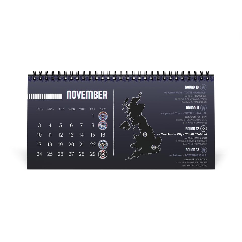 Premier League 2024/2025 Calendar -