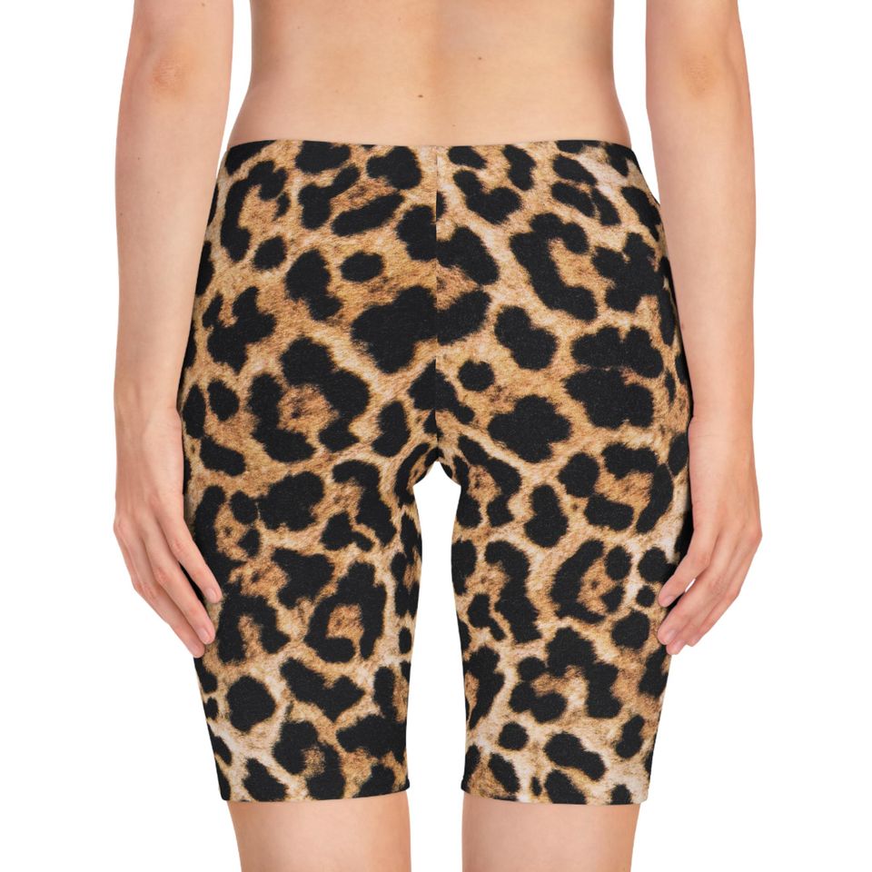 Cheetah Women's Biker Shorts (AOP)