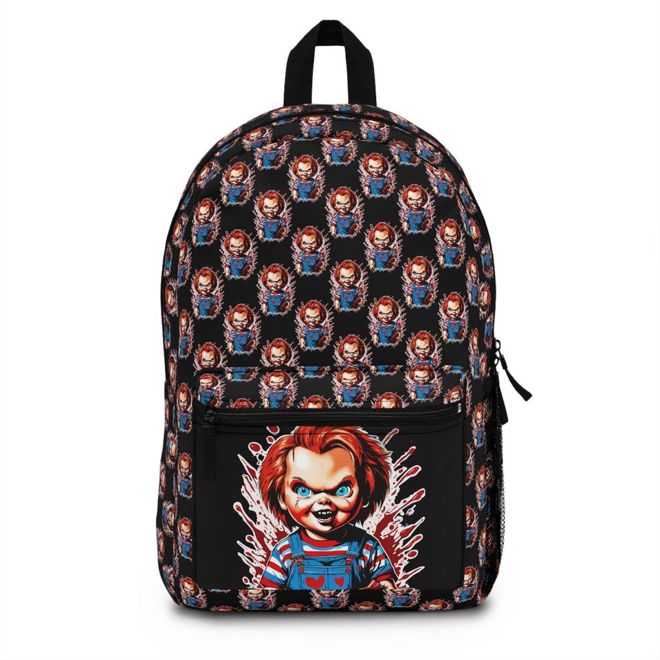 Chucky Backpack, Horror Backpack, Halloween Backpack, Chucky Gift School Bag for boys