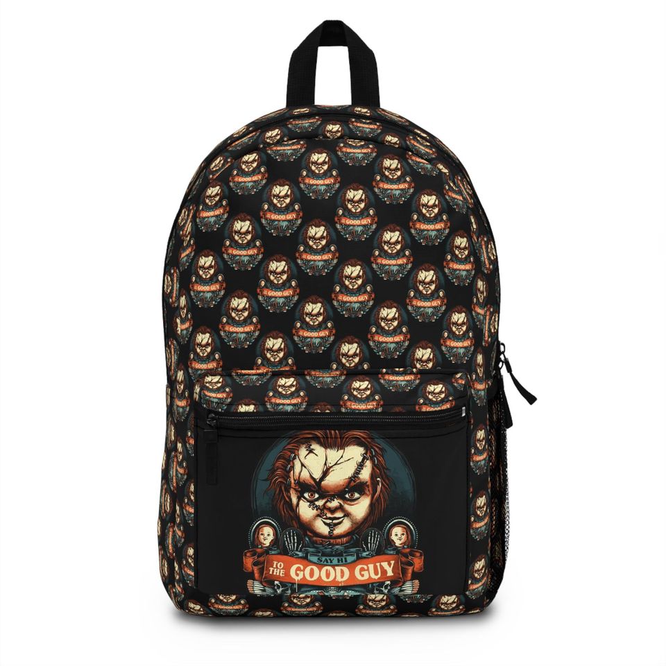 Chucky Backpack, Horror Backpack, Halloween Backpack, Chucky Gift School Bag for boys