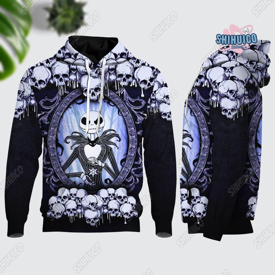 Personalized Jack Skellington 3D Hoodie