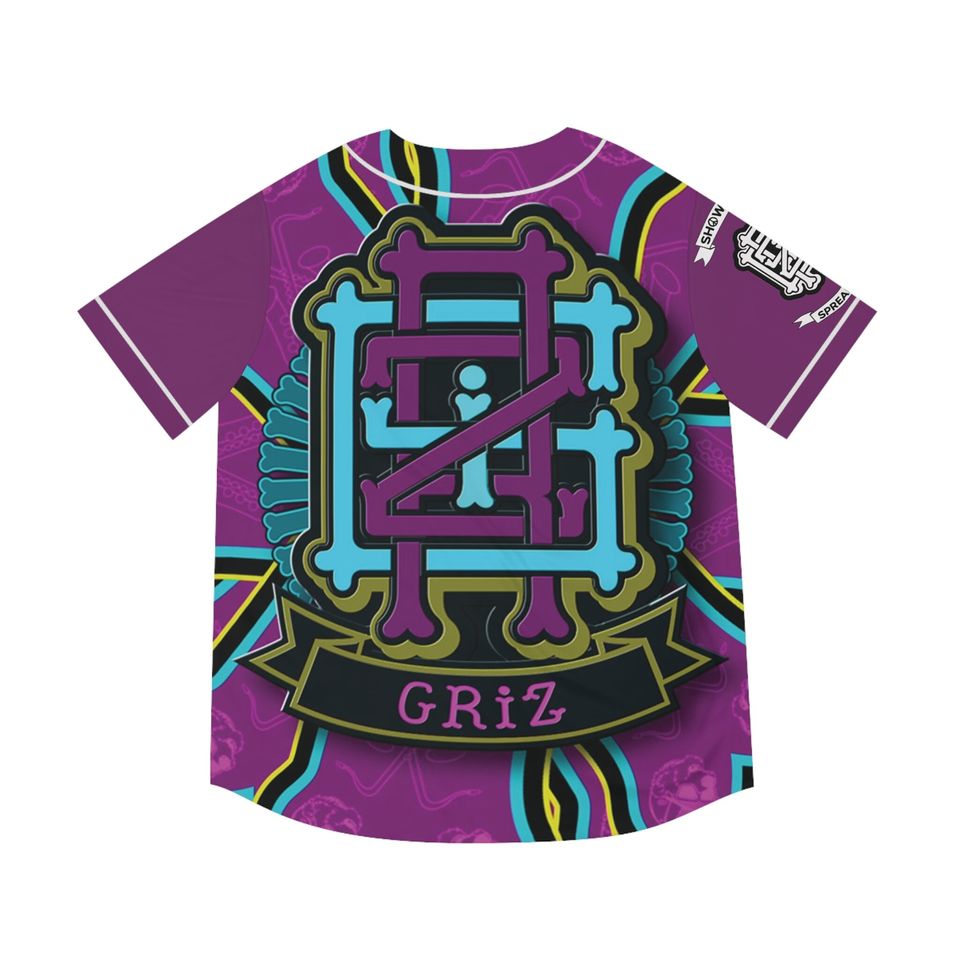Griz Jersey - Festival / Rave ready Baseball Jersey
