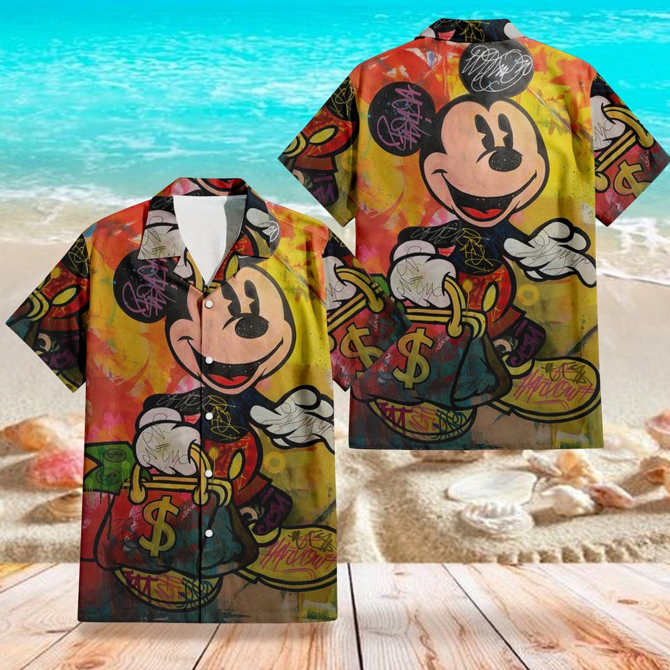 Disney Mickey Mouse Hawaii Shirt,Mickey Hawaiian Shirt Summer Vacation