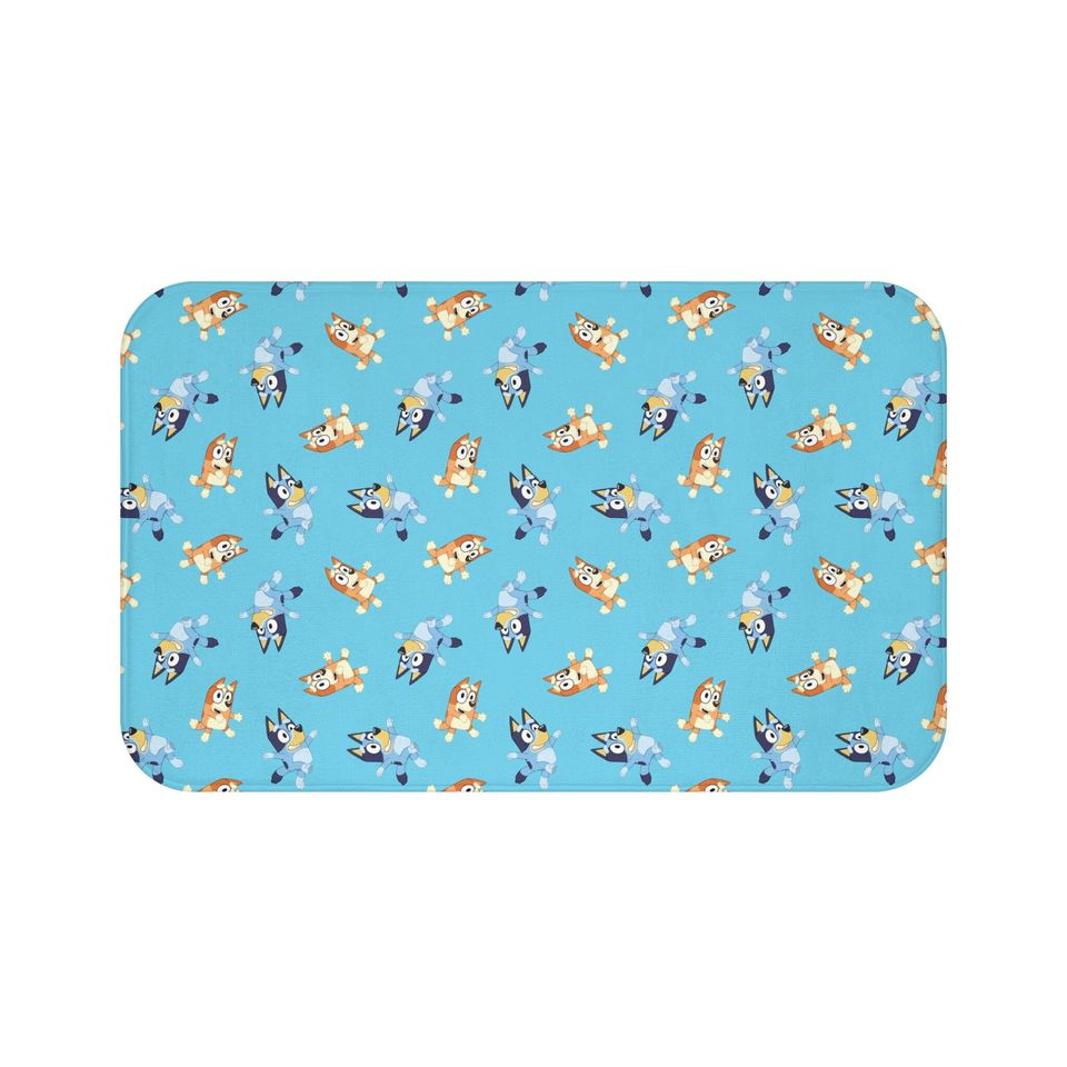 BlueyDad kids Bath Mat