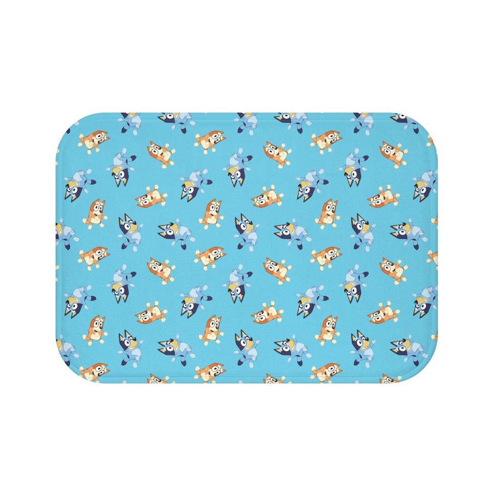 BlueyDad kids Bath Mat