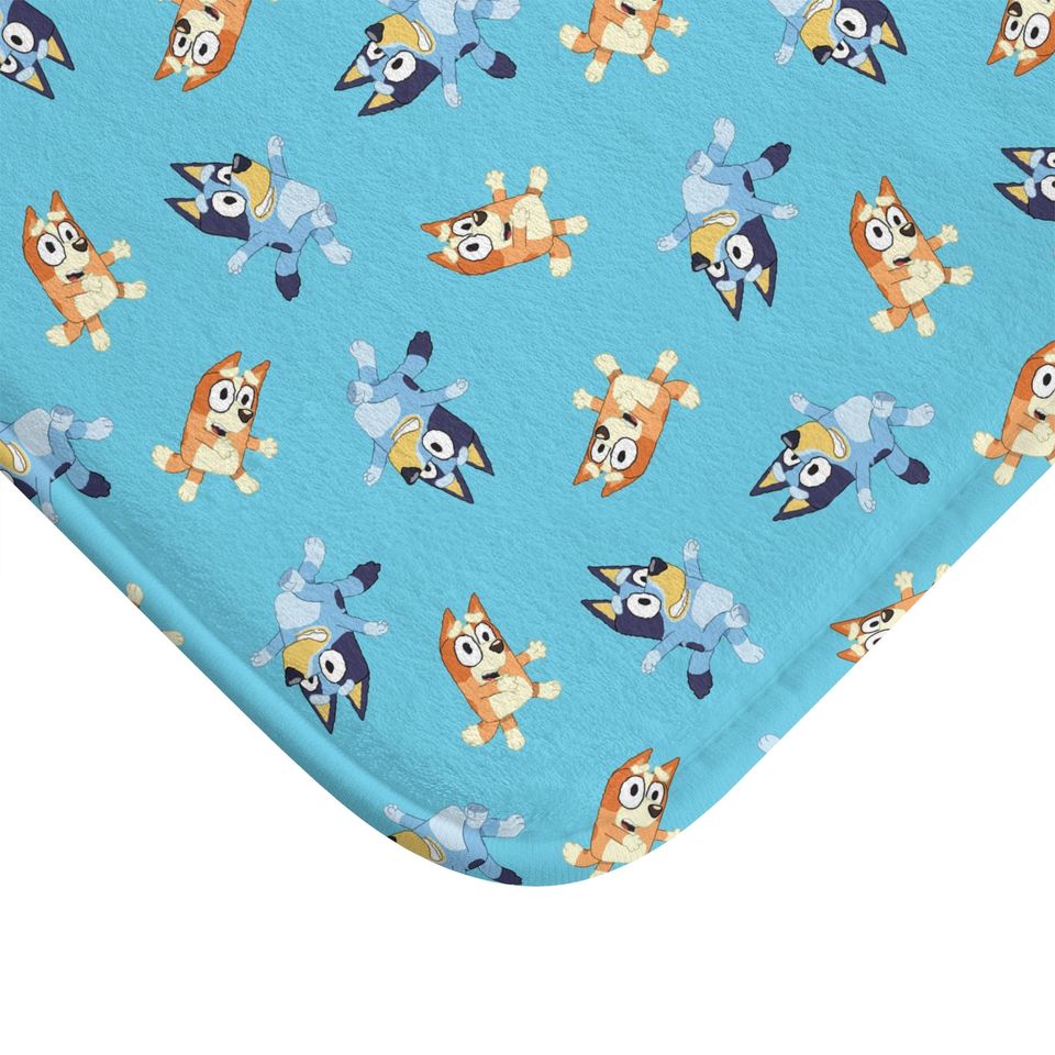 BlueyDad kids Bath Mat