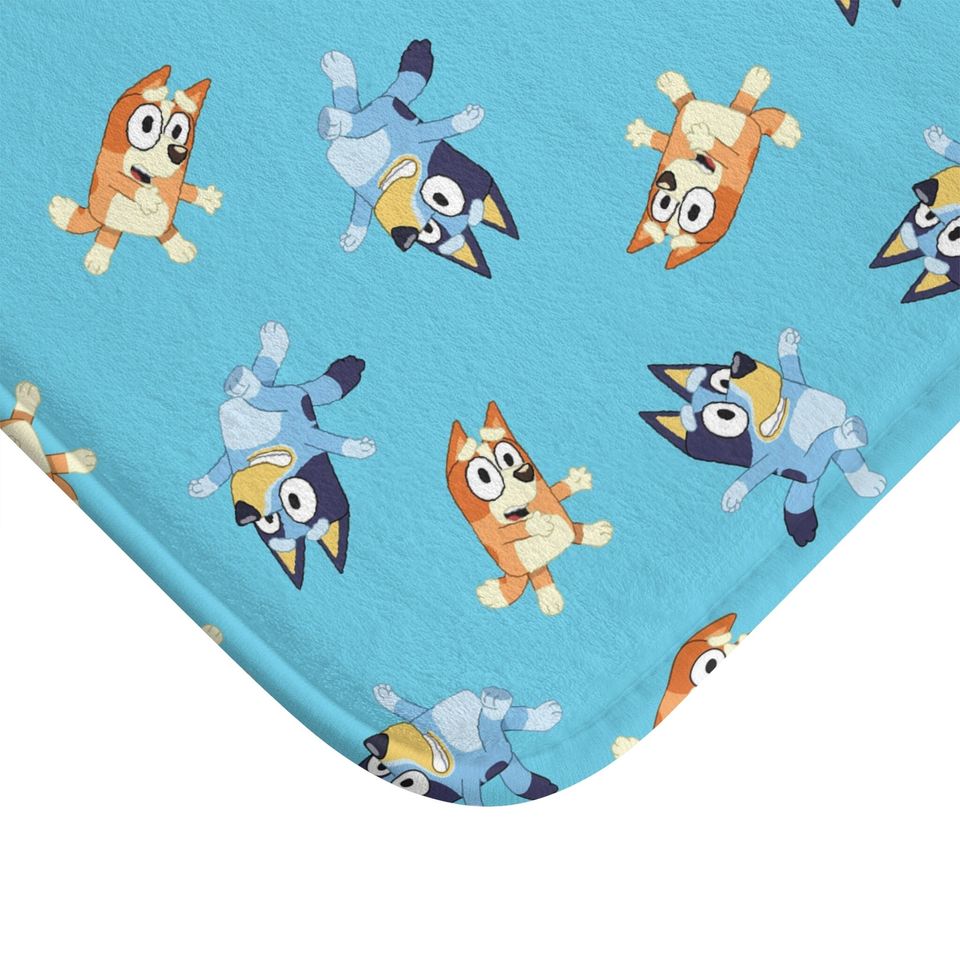 BlueyDad kids Bath Mat