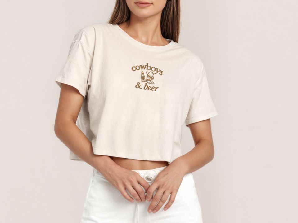 Cowboys and Beer Baby Tee