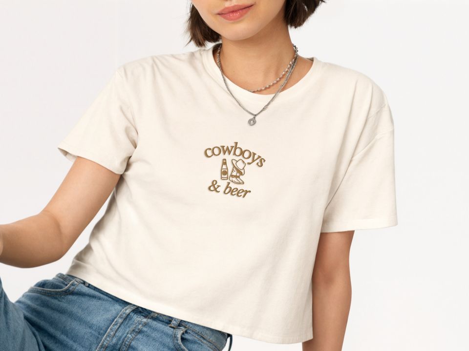 Cowboys and Beer Baby Tee