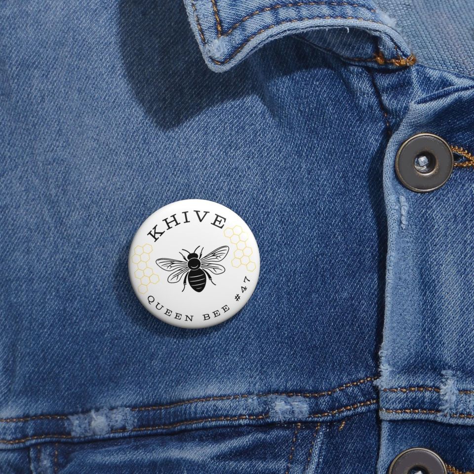 KHIVE Kamala Pin Buttons, Queen bee button, Kamala Harris
