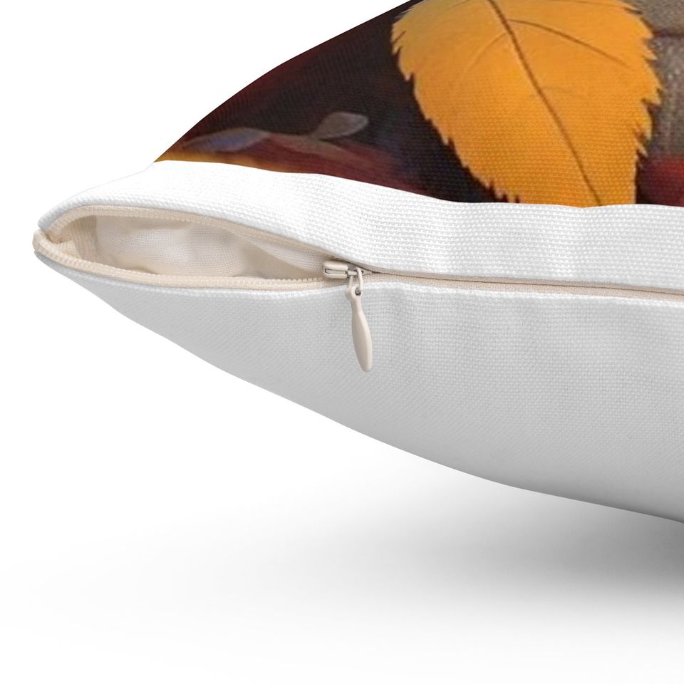 Happy Minion Polyester Square Pillow