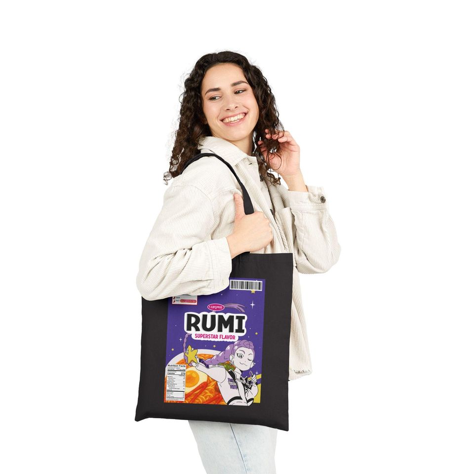 Rumi Ramen Cup Kpop Demon Hunters Inspired Tote Bag