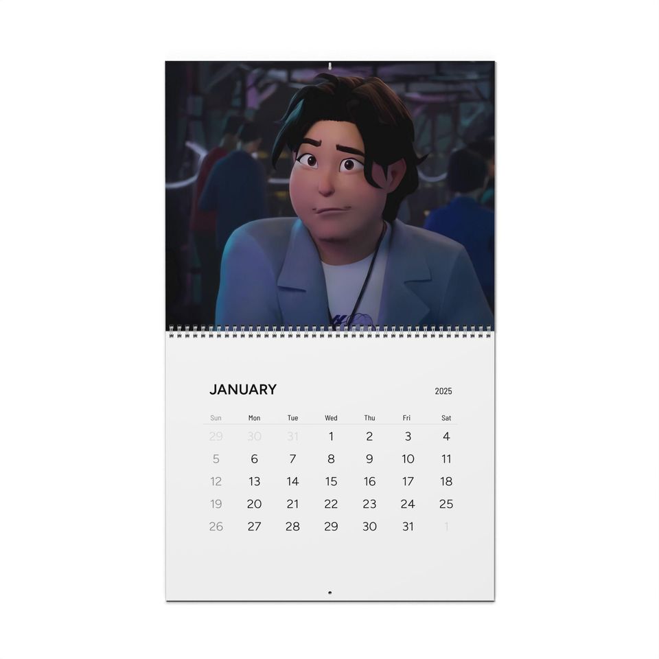 K-pop demon hunters Wall Calendars (2025), Monthly Kpop Idol Planner, Fangirl Fanboy Gift, Korean Pop Music Group Scheduler, Celestial