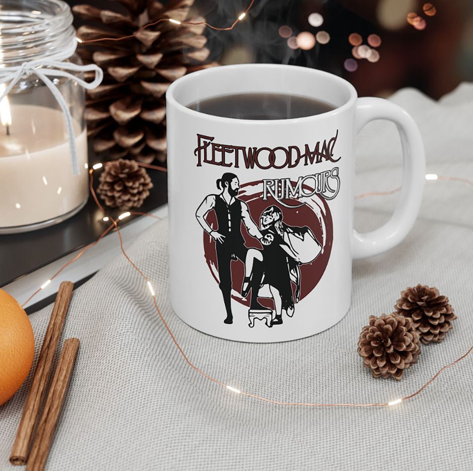 Fleetwood Mac: 'Rumours Coffee Mug, Vintage 90s Mug