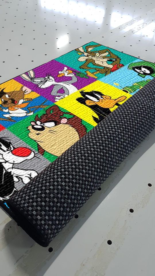 Cartoon Character Rug: Custom Kids Room Nursery Rug, Washable