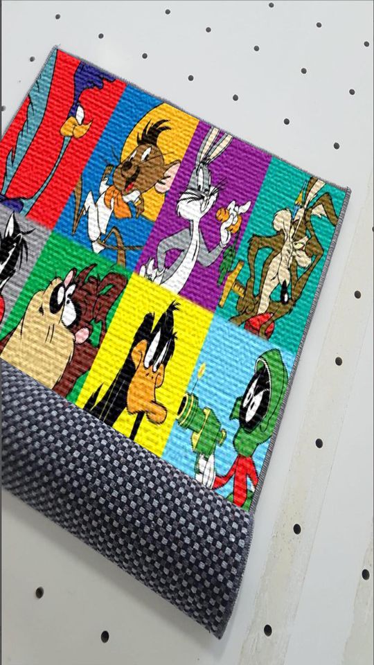 Cartoon Character Rug: Custom Kids Room Nursery Rug, Washable