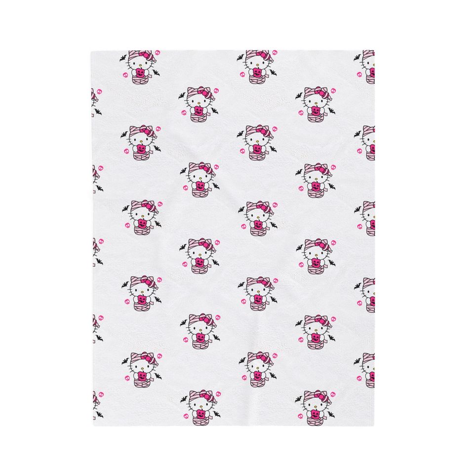 Hello Kitty Mummy Cozy Fleece Blanket | Kids Gift