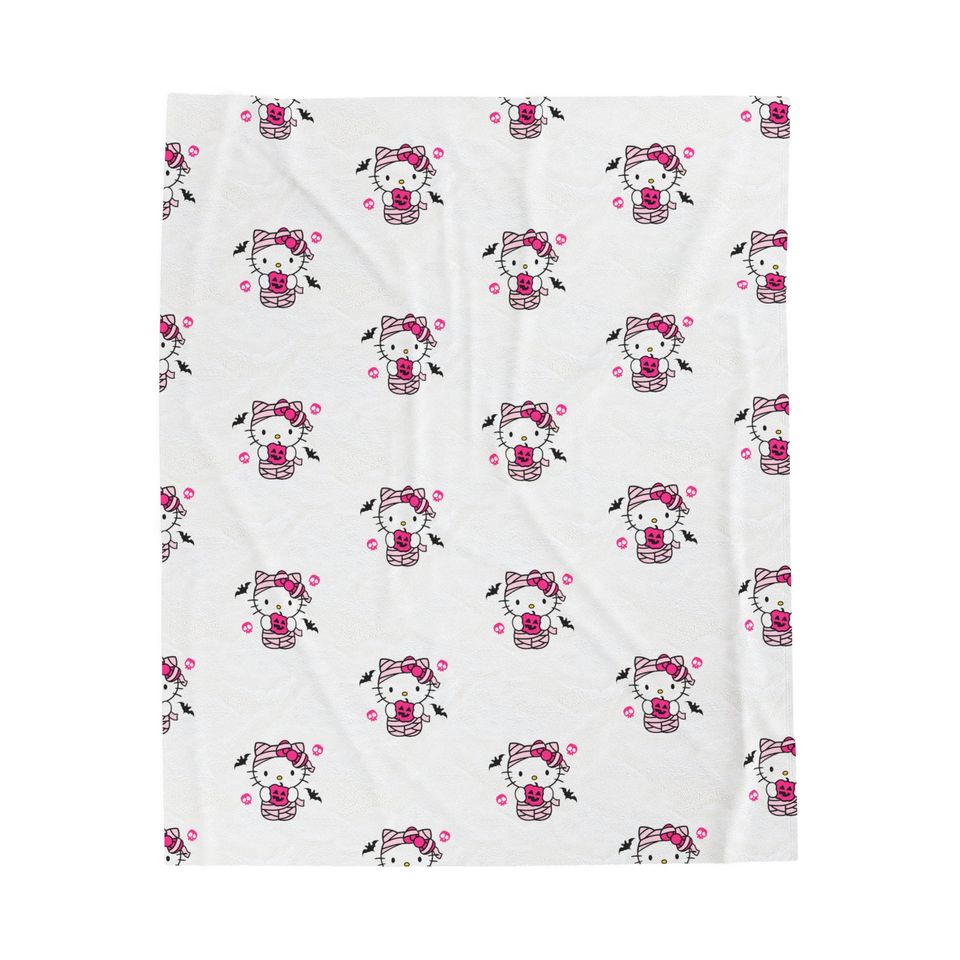 Hello Kitty Mummy Cozy Fleece Blanket | Kids Gift