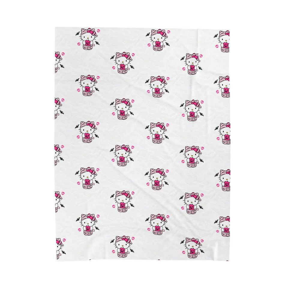 Hello Kitty Mummy Cozy Fleece Blanket | Kids Gift