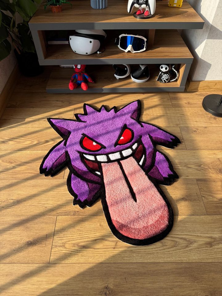 Gengar Rug: Tufted Wool