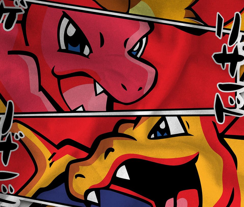 Charmander Sweatshirt Evolution Charmander Japanese Anime Sweatshirt Cute Charizard Shirt Gift