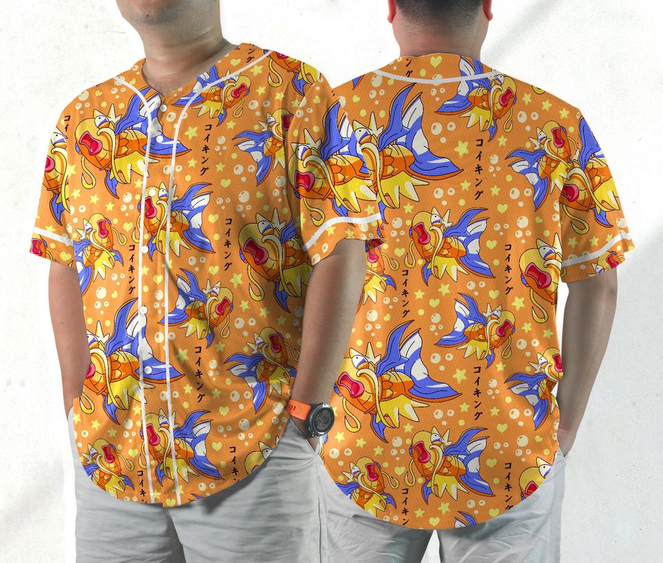Magikarp Baseball Jersey Shirt Magikarp Jersey Gifts