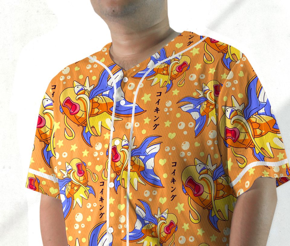Magikarp Baseball Jersey Shirt Magikarp Jersey Gifts