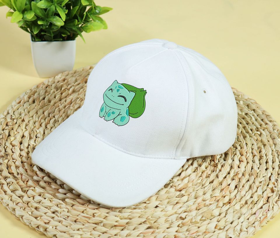 Bulbasaur Embroidery Cap Anime Embroidered Baseball Cap Gifts