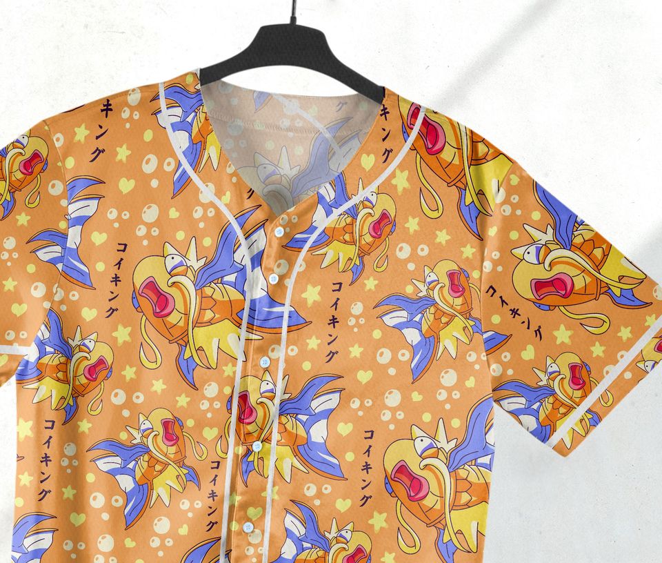 Magikarp Baseball Jersey Shirt Magikarp Jersey Gifts
