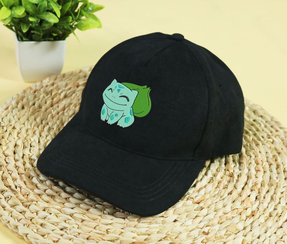 Bulbasaur Embroidery Cap Anime Embroidered Baseball Cap Gifts
