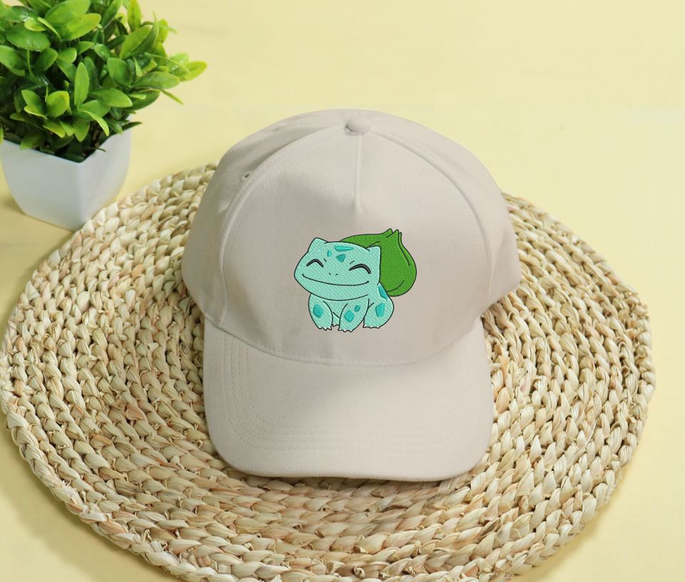 Bulbasaur Embroidery Cap Anime Embroidered Baseball Cap Gifts