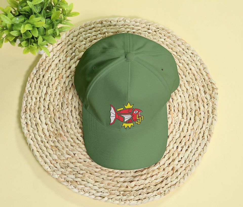 Embroidery Magikarp Cap Anime Magikarp Monster Hunter Style Embroidered Hat Gift