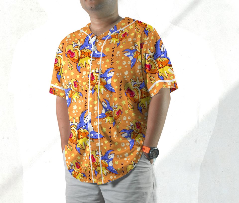 Magikarp Baseball Jersey Shirt Magikarp Jersey Gifts