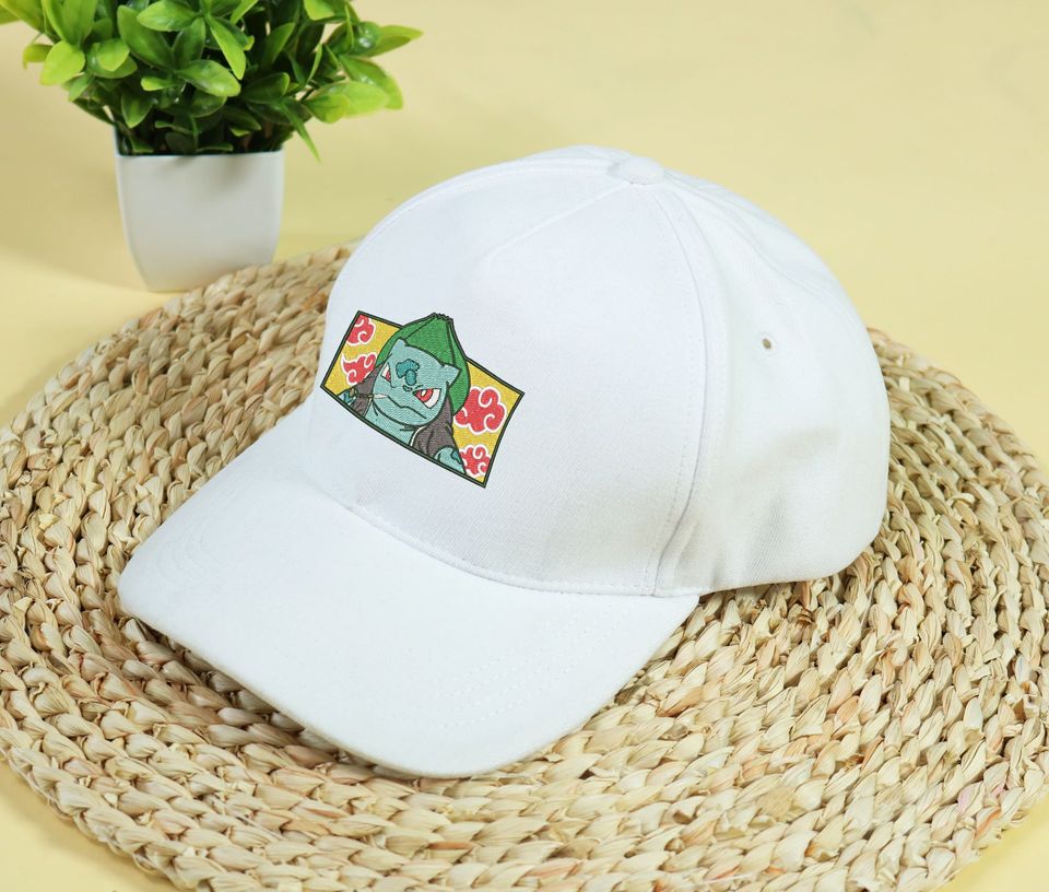 Bulbasaur Embroidery Cap Anime Bulbasaur Embroidered Classic Cap Gifts