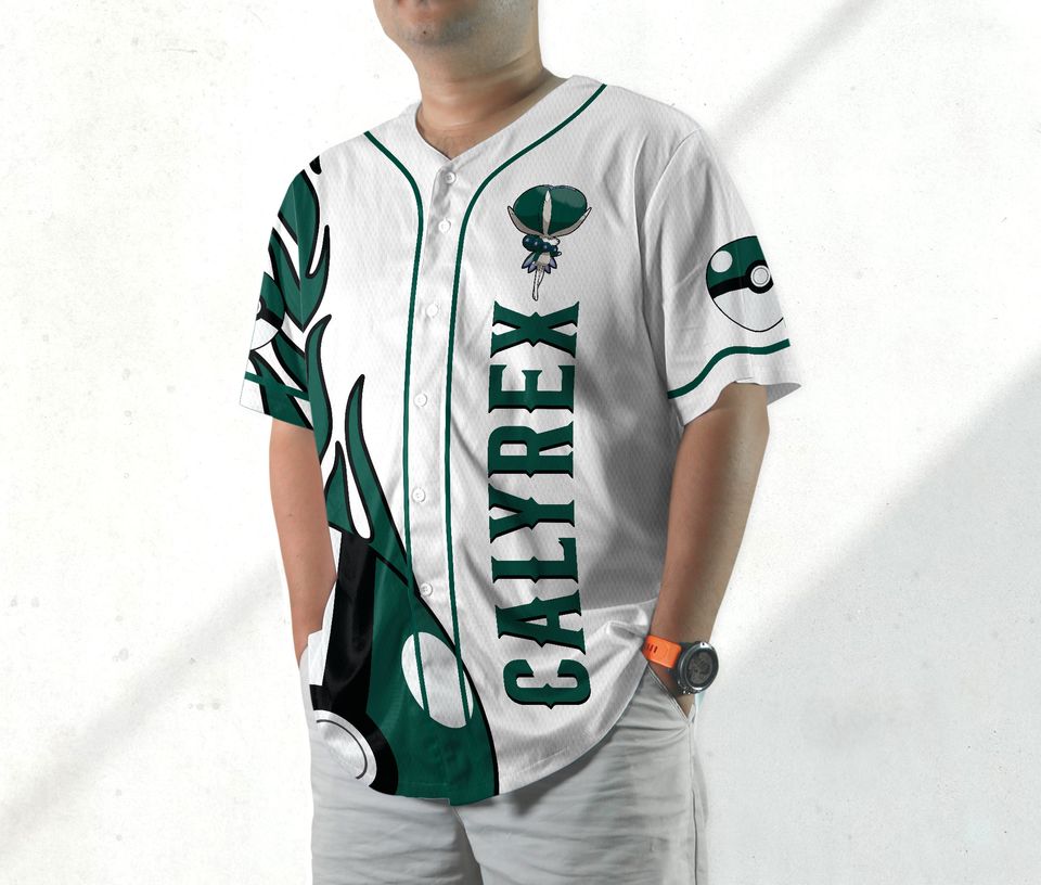 Calyrex Baseball Jersey Shirt Japanese Anime Jersey Shirt Gift
