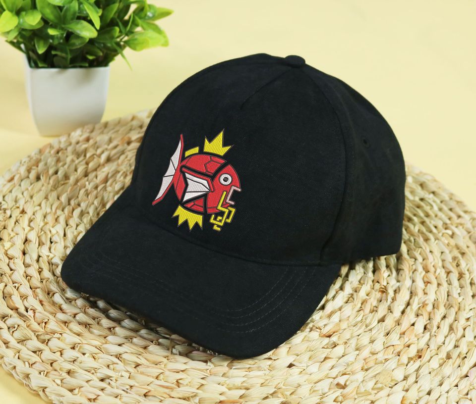 Embroidery Magikarp Cap Anime Magikarp Monster Hunter Style Embroidered Hat Gift