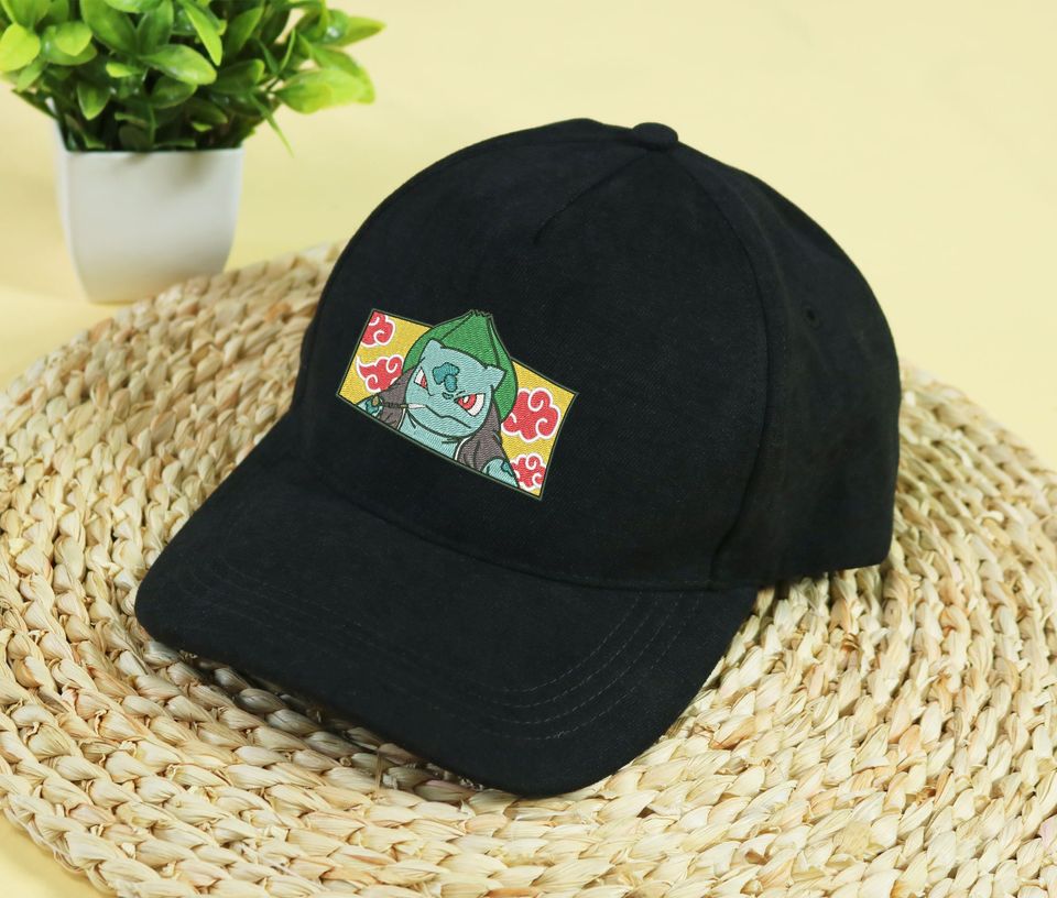 Bulbasaur Embroidery Cap Anime Bulbasaur Embroidered Classic Cap Gifts